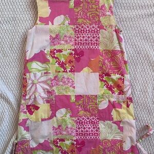 Lilly Pulitzer Pink and Green Floral Dress